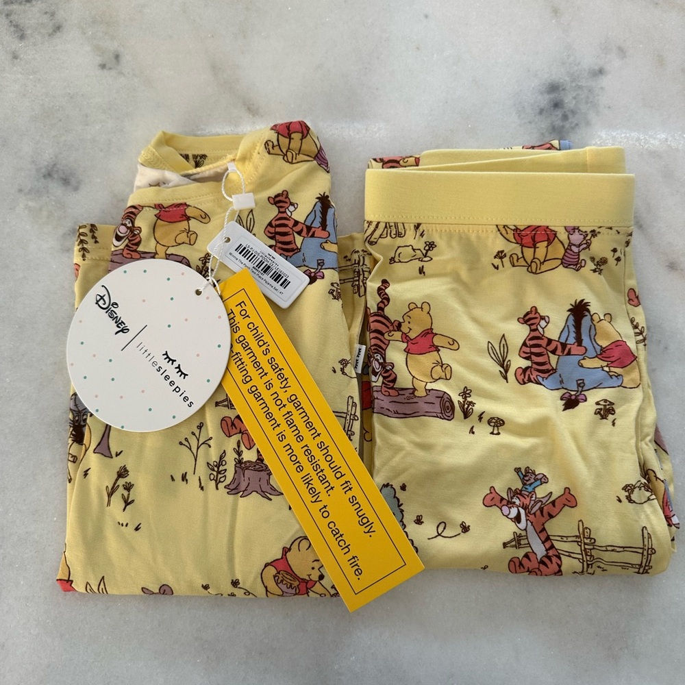 Little Sleepies Pooh 4T Pajama Set